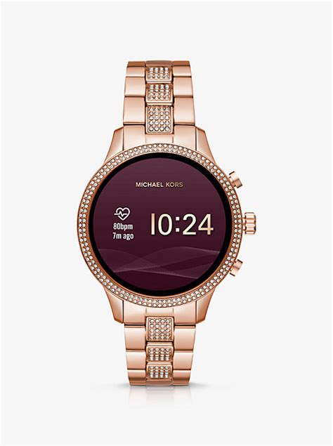 michael kors mtk 5052|Gen 4 Runway Pavé Rose Gold.